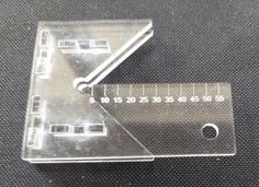 Laser Cut Acrylic Center Finder With Metric Ruler