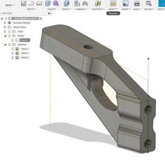 Xray Rear Wing-post Xb4 XB2 XT4 3D Printer Model