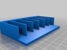 6 Slot Organizer 3D Printer Model