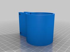 12volt 150DB Air Horn Motor Holder 3D Printer Model