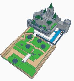 Hyrule Castle (Low Poly) 3D Printer Model