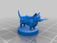 Achilles The Corgi Paladin 3D Printer Model