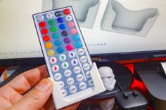 RGB LED Strip Remote Control Holder 3D Printer Model