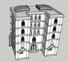 Adeptus Titanicus Building No. 15 – Intact 3D Printer Model