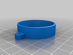 Round Igrometer Support For Ikea Samla Box 3D Printer Model