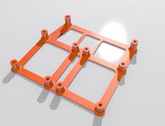 Dual Anet A8 Mosfet Mount 3D Printer Model