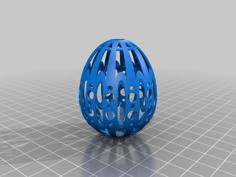 Nice Traditional Easter Egg 3D Printer Model