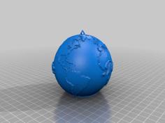 Peace Globe Ornament And Tealight 3D Printer Model