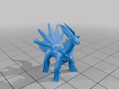 Pokemon Dialga #483 – Optimized For 3D Printing 3D Printer Model