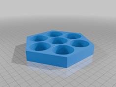 Hexagon Nespresso Cupholder 3D Printer Model