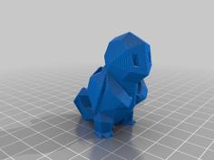 Squirtle Planter Modified 3D Printer Model