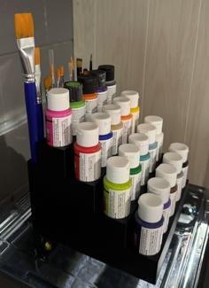 Paint Organizer 3D Printer Model