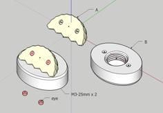 PET Bottle Gyoza-man 3D Printer Model