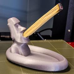 Moai Palo Santo Burner 3D Printer Model