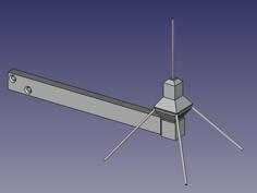 Ground Plane Antenna For LoRA/Meshtastic 3D Printer Model