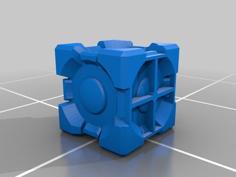 Companion Cube 3D Printer Model