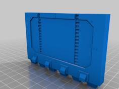 Remixed Zone Mortalis Double Door Doorway (28mm) 3D Printer Model