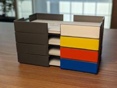 Stacking Index Card Organizer Boxes For 3×5 In. Cards 3D Printer Model