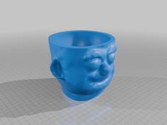 Simple Smiley Planter 3D Printer Model