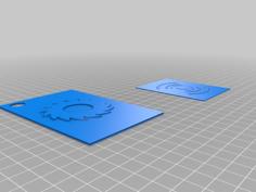 Razor Key Fob 3D Printer Model