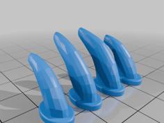 Fursuit Canine Claws 3D Printer Model