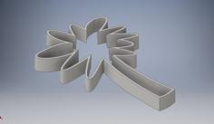 Palm Tree Cookie Cutter 3D Printer Model