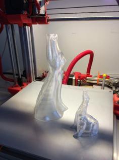 Serpent Neck Vase 3D Printer Model