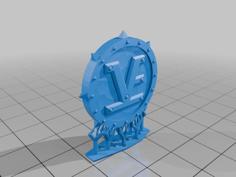 Blood Bowl Chaos Dwarf Token (alternate) 3D Printer Model