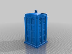 Tardis Dice Tower 3D Printer Model