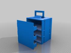 Miniatures Display Carrying Cube – Modular 3D Printer Model