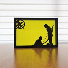 Hunger Games Silhouette Art 3D Printer Model