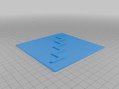 Stairs Sign 3D Printer Model