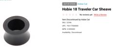 Hobie 18 Mainsheet Traveller Sheaves 3D Printer Model