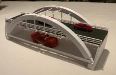 Three Hinged Arch Bridge 3D Printer Model