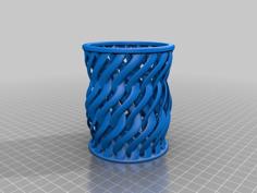 Twistet Wall Vase 3D Printer Model