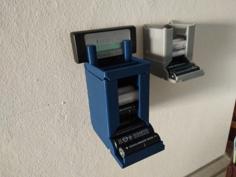 Battery Dispenser AA & AAA With Wall Holes 3D Printer Model