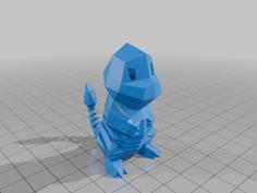 Slinky Low Poly Charmander 3D Printer Model