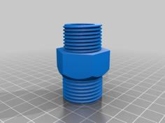 Toilet Hose To Garden Hose Adapter 3D Printer Model