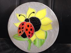 Lady Bug On Flower 3D Printer Model