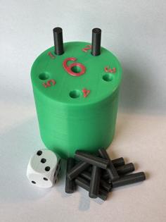 SUPER SIX Würfelspiel 3D Printer Model