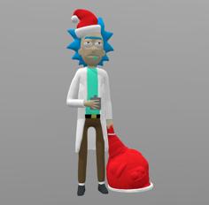 Santa Rick – Ho Ho Ho . . . And A Bottle Of Rum! 3D Printer Model