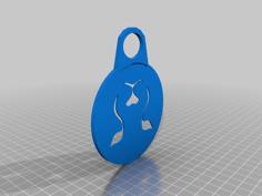 Cheetah Coffee Stencil 3D Printer Model