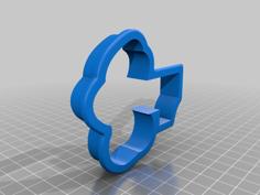 Number 1 Cookie Cutter 3D Printer Model