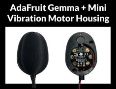 Adafruit Gemma And Mini Vibrating Motor Housing 3D Printer Model