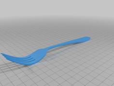 Fork 3D Printer Model