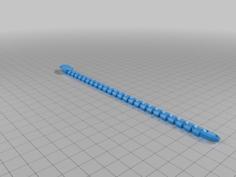 Articulated Snake Reputation Bracelet 3D Printer Model