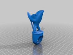 Left-Shark Ring 3D Printer Model