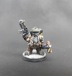 Space Dwarf Bounty Hunter 3D Printer Model