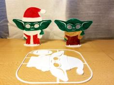 Flat Baby Yoda 3D Printer Model