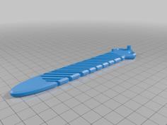 Flexible Balisong Blade 3D Printer Model